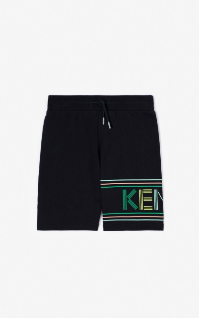 Kenzo Kids Kenzo Logo Shorts Black
